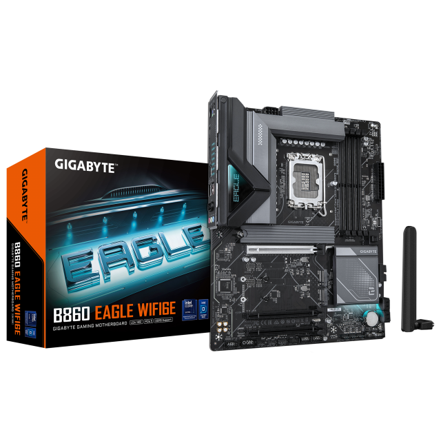 Дънна платка GIGABYTE B860 EAGLE WIFI 6E, LGA 1851 