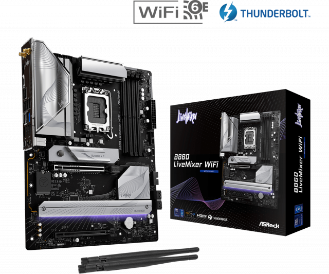 Motherboard ASRock B860 LiveMixer WIFI 6E, LGA 1851 