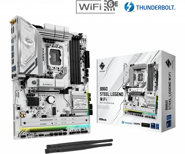 Motherboard ASRock B860 STEEL LEGEND WIFI 6E, LGA 1851 