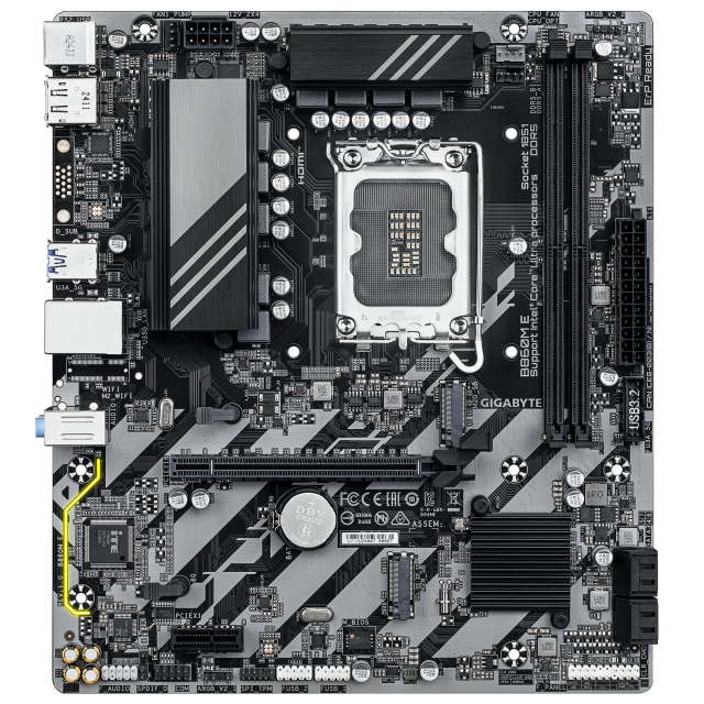 Дънна платка GIGABYTE B860M E, LGA 1851 