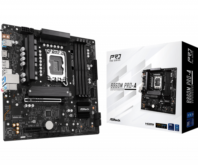 Дънна платка ASRock B860M PRO-A, LGA 1851 