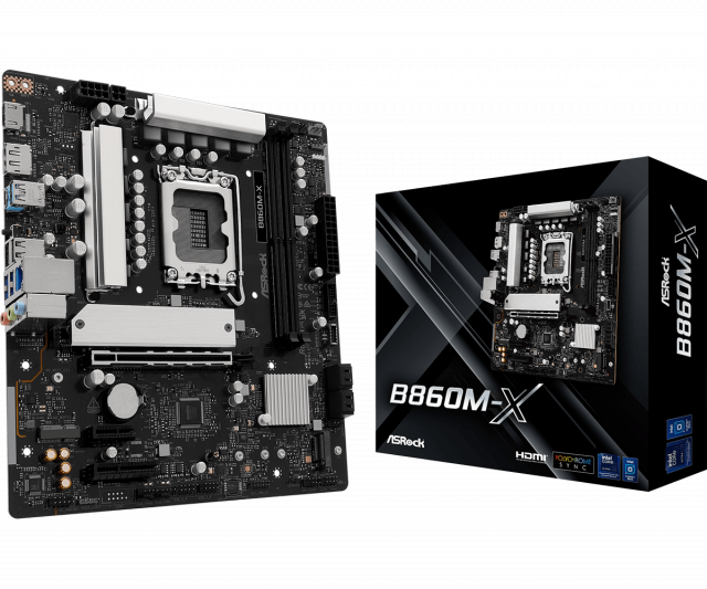 Дънна платка ASRock B860M-X, LGA 1851 
