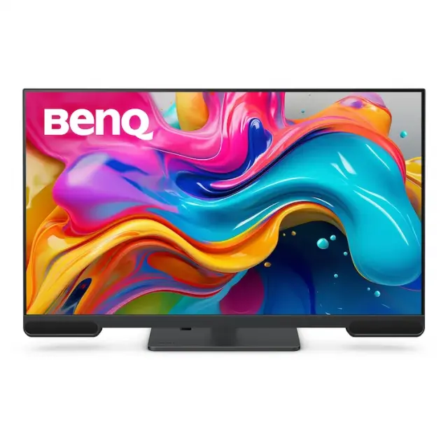 Монитор BenQ PV3200U професионален за видеообработка, 32" IPS, 4K 3840x2160, 100% sRGB, 100% Rec.709, 95% P3, USB Hub, speakers, регулируема стойка 