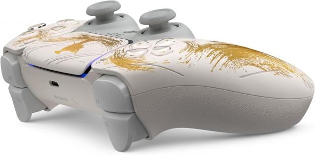 Безжичен контролер Sony DualSense - Ghost of Yotei Gold Limited Edition 