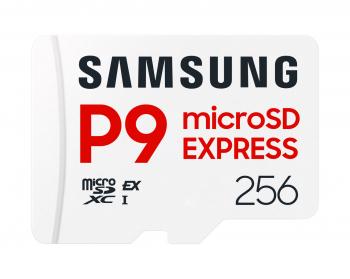 Карта памет Samsung microSDXC, 256GB, P9 Express, 800 MB/s, UHS-I 90 MB/s U3, V30, A1