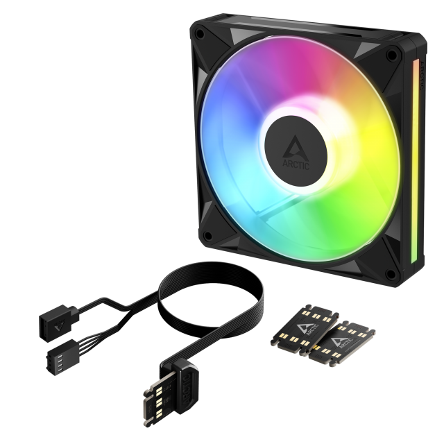 Вентилатор ARCTIC BioniX P14 A-RGB PWM 140mm Daisy Chain - Черен 