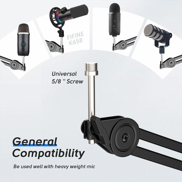 Стойка за микрофон FIFINE BM63 Super Steady Boom Arm 
