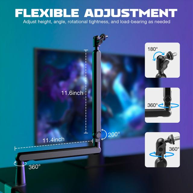 Стойка за микрофон FIFINE BM88 High End Boom Arm Stand 