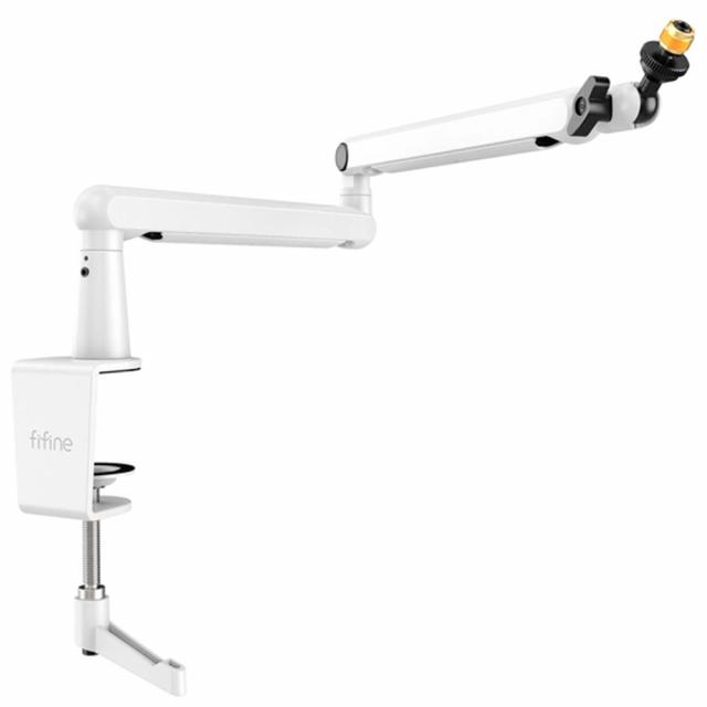 Стойка за микрофон FIFINE BM88 White High End Boom Arm Stand 