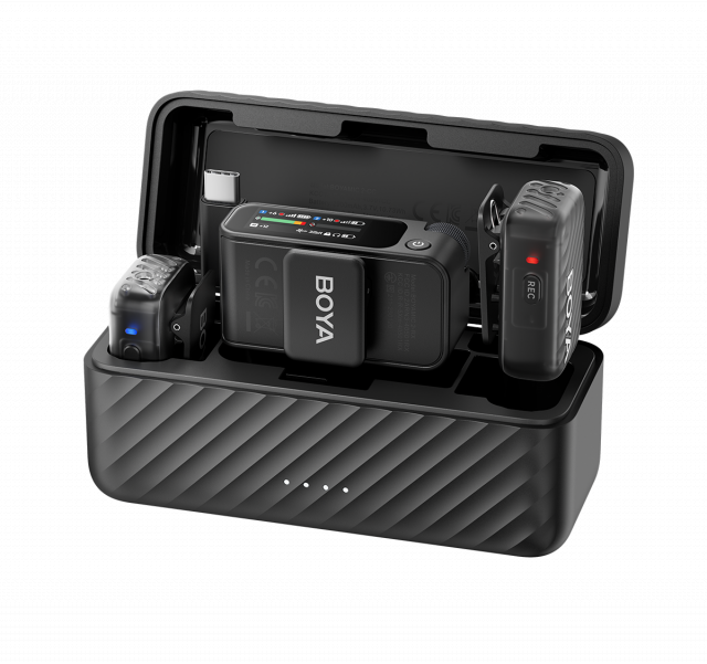 Безжична система микрофони All-in-One BOYA BOYAMIC 2 