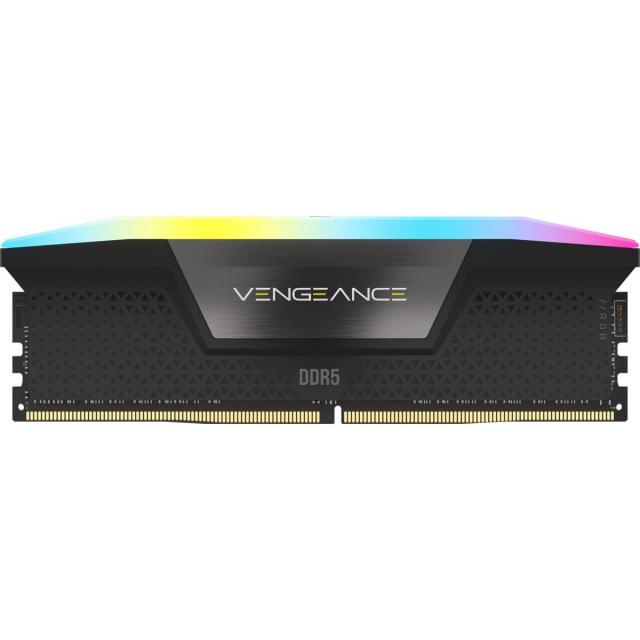 Memory Corsair Vengeance Black RGB 32GB(2x16GB) DDR5 6400MHz CL36 XMP&AMD EXPO 