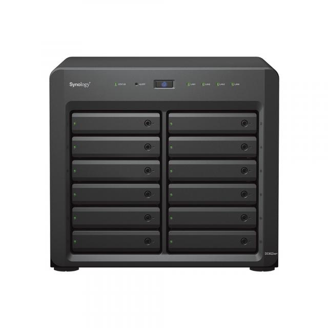 Мрежов сторидж Synology DS3622xs+, За 12 диска, До 200TB, 2.2GHz, 16GB, Гигабит, USB3.0 