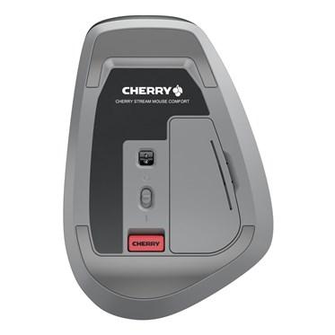 CHERRY Stream ergonomic silent mouse Comfort, 6 buttons, 4000dpi, black 