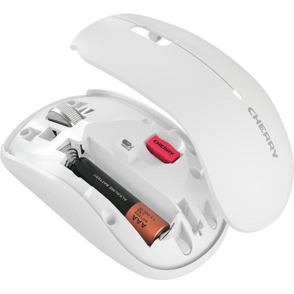 CHERRY MW 2200 Безжична мишка, 1300dpi,. 2.4Ghz, Бяла 