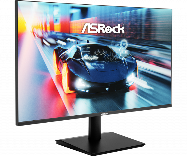 Геймърски Монитор ASRock CL25FFAE - 24.5" IPS FHD (1920x1080), 99% sRGB, 120Hz, 1ms, FreeSync 