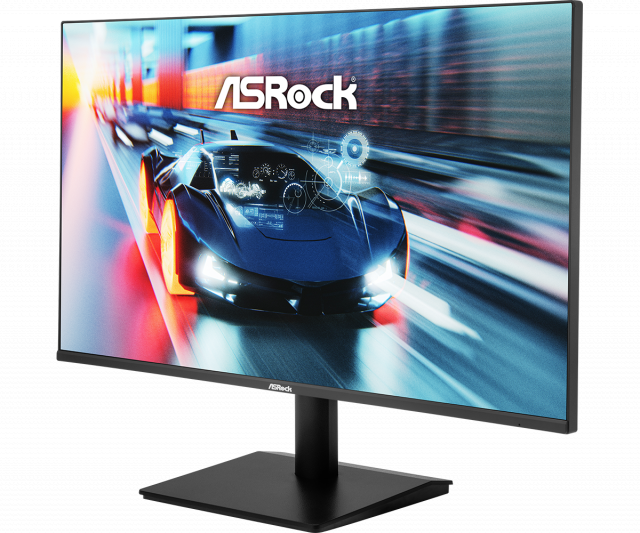 Геймърски Монитор ASRock CL25FFAE - 24.5" IPS FHD (1920x1080), 99% sRGB, 120Hz, 1ms, FreeSync 