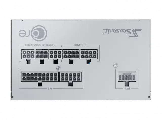 Захранващ блок Seasonic CORE GX White 650W 80+ Gold, Fully Modular, ATX 3.1, PCIe 5.1 