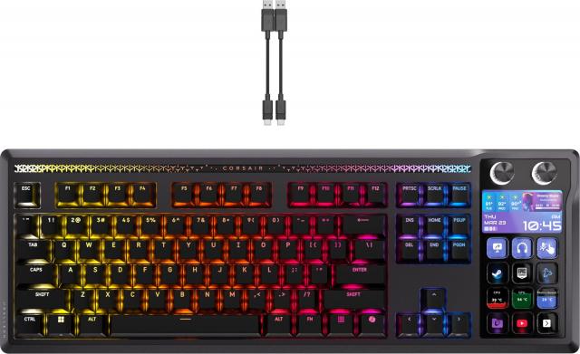 Tastatura mecanica gaming CORSAIR GALLEON 100 SD CRS MLX Pulse Switch - Black 
