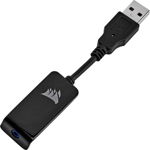 Геймърски слушалки с микрофон Corsair HS65 Carbon - Black 