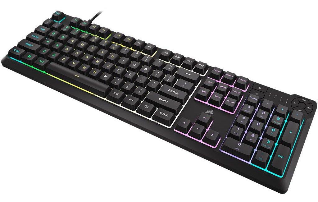 Геймърскa мембранна клавиатура Corsair K55 Core RGB