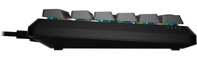 Геймърскa мембранна клавиатура Corsair K55 Core RGB 