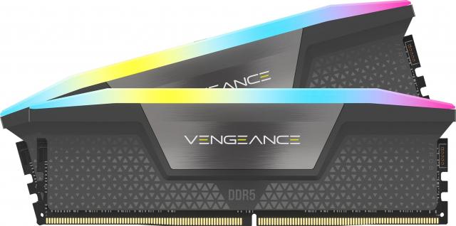 Памет Corsair Vengeance RGB DDR5 32GB (2x16GB), 6000MHz, AMD EXPO & Intel XMP 