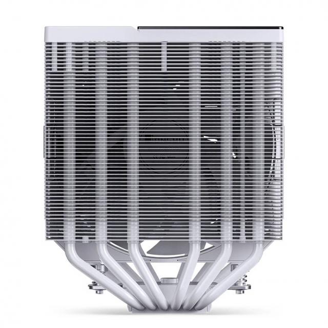 Охладител за процесор Jonsbo CC90 Dual Tower 130mm Display - Бял 