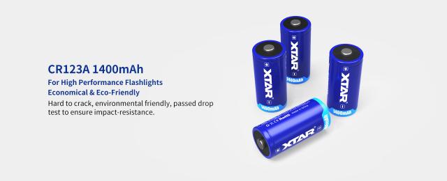 Lithium Photo Battery XTAR CR123 3V 