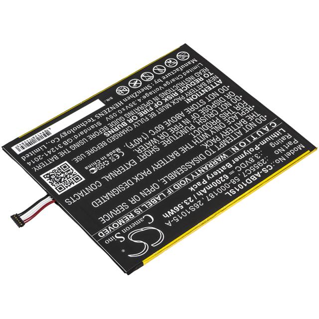 Laptop Tablet  for CS-ABD101SL за AMAZON KINDLE Fire HD 10.1  3,8V 6200mAh CAMERON SINO 