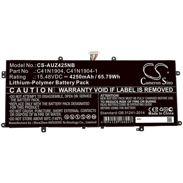 Laptop Battery ASUS ZenBook 13 UX325EA-AH77  C41N1904 LiPo 15,48 V 4250mAh  CAMERON SINO 