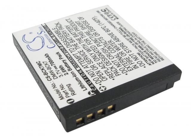 Camera Battery for Panasonic Lumix DMC-S3 3.7V 700 mAh DMW-BCK7 Cameron Sino 