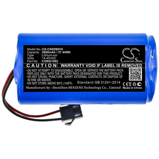 Батерия за прахосмукачка CECOTEC CONGA 1090, CONGA 950  LiIon 14,4V 2600mAh CAMERON SINO 