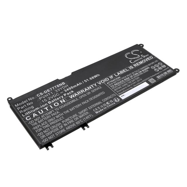Батерия  за лаптоп DELL G3 15, G5 15 5587, INS 15PD-1863BL, Latitude 15 3590, 33YDH, W7NKD, LiIon 15.2V  3400mAh CAMERON SINO 