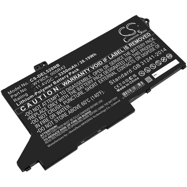 Батерия  за лаптоп DELL Latitude 5420, Latitude 5520  005R42, WY9DX LiPo 11.4V 3350mAh CAMERON SINO 