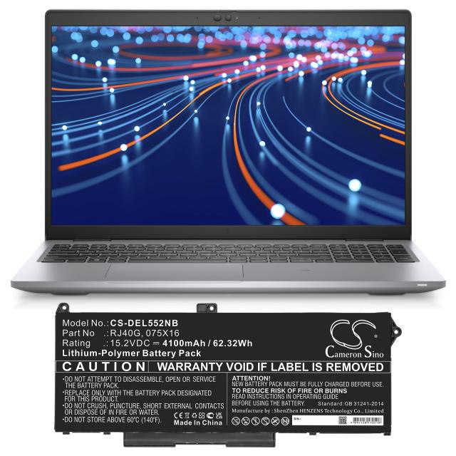 Батерия  за лаптоп DELL Latitude 14 5420, Latitude 15 5520, Precision 15 3560 LiPo  15.2V 4100mAh CAMERON SINO 