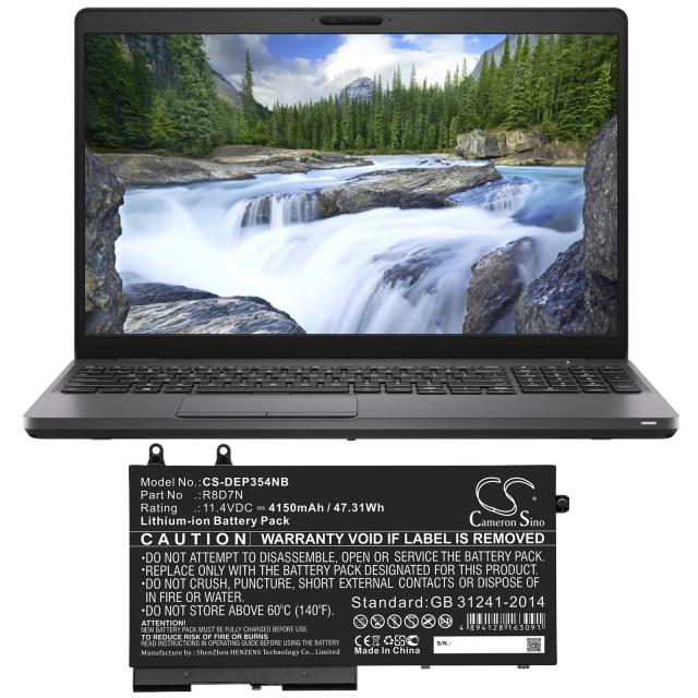 Батерия  за лаптоп DELL Inspiron 7506, LATITUDE 5400, Precision M3540 49HG8 LiIon  11,4V 4100mAh CAMERON SINO 