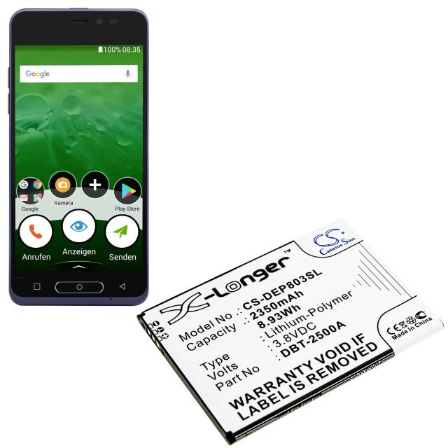 Батерия за мобилен телефон  DORO 8035, DSB-0170  DBT-2500A LiPo  3,8V 2350mAh CAMERON SINO 