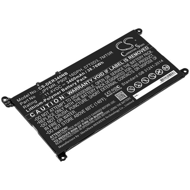 Батерия  за лаптоп  Dell Inspiron13MF Pro-D1508TS, Inspiron 14 5485, Vostro 15 5581, 01VX1H 11,4V 3400mAh CAMERON SINO 