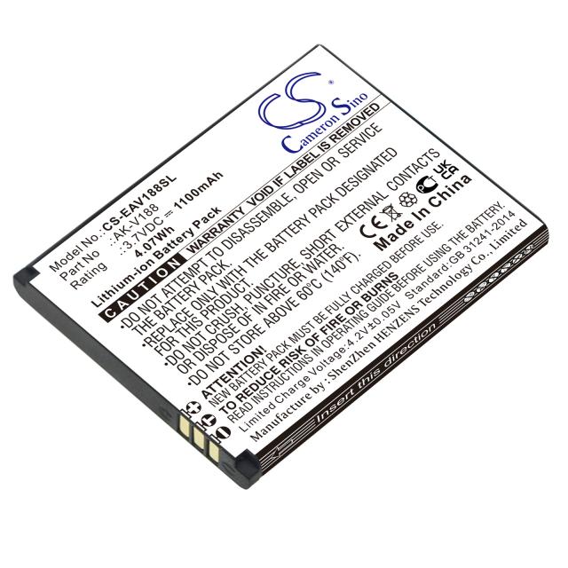Батерия за мобилен телефон EMPORIA Touch Smart, Touch Smart 2, Touchsmart V188  AK-V188   LiIon 3,7V 1100mAh CAMERON SINO 