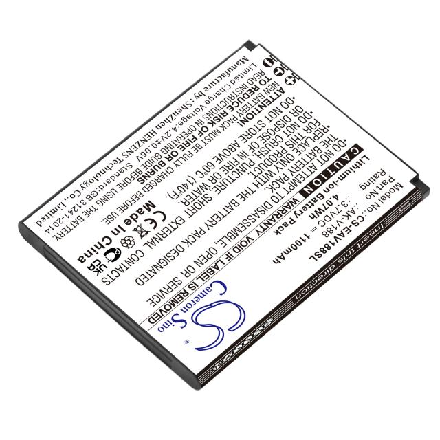 Батерия за мобилен телефон EMPORIA Touch Smart, Touch Smart 2, Touchsmart V188  AK-V188   LiIon 3,7V 1100mAh CAMERON SINO 