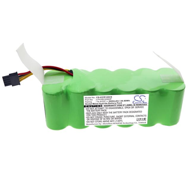 Camera Battery for Vacuum cleaner  Ecovacs Deebot CR120, Deebot KK-8  NIMH 14,4V  2000mAh CAMERON SINO 