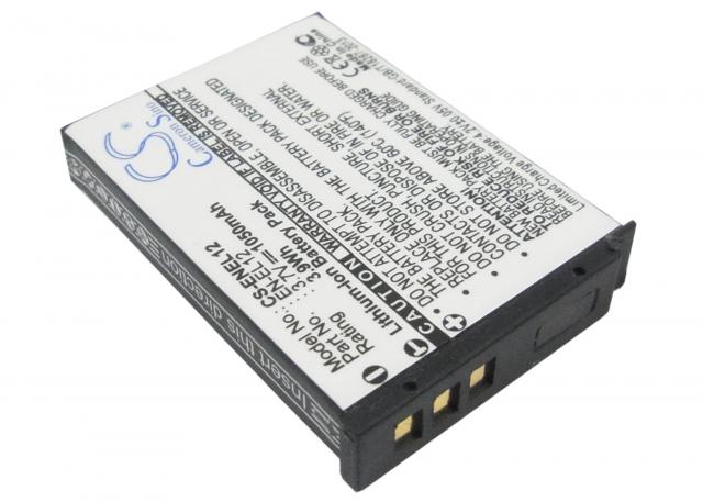 Camera Battery for NIKON EN-EL12  Li-Ion 3.7V 1050mAh Cameron Sino 