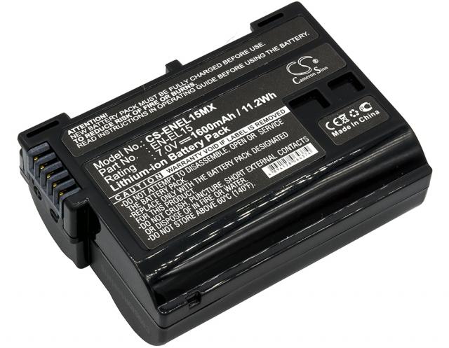 Camera Battery for NIKON EN-EL15MCX  Li-Ion 7V 1600mAh Cameron Sino 