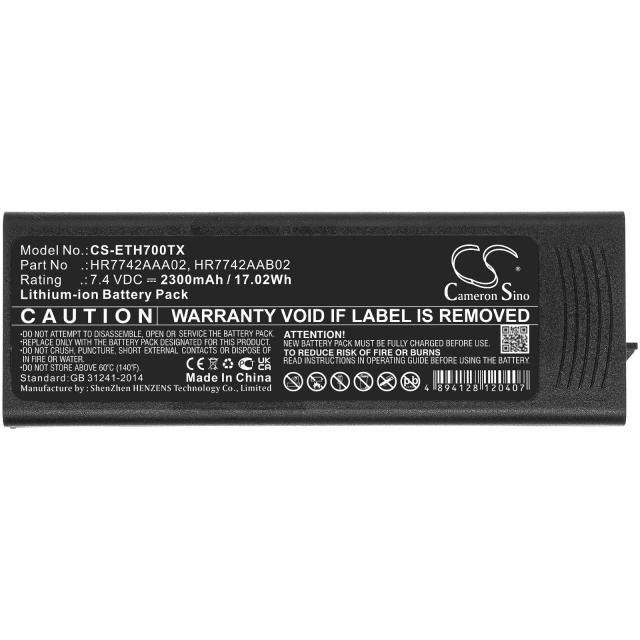 Батерия за радиостанция Cassidian P3G TPH700 HR7742AAA02 Liion  7,4V 2300mA Cameron Sino 