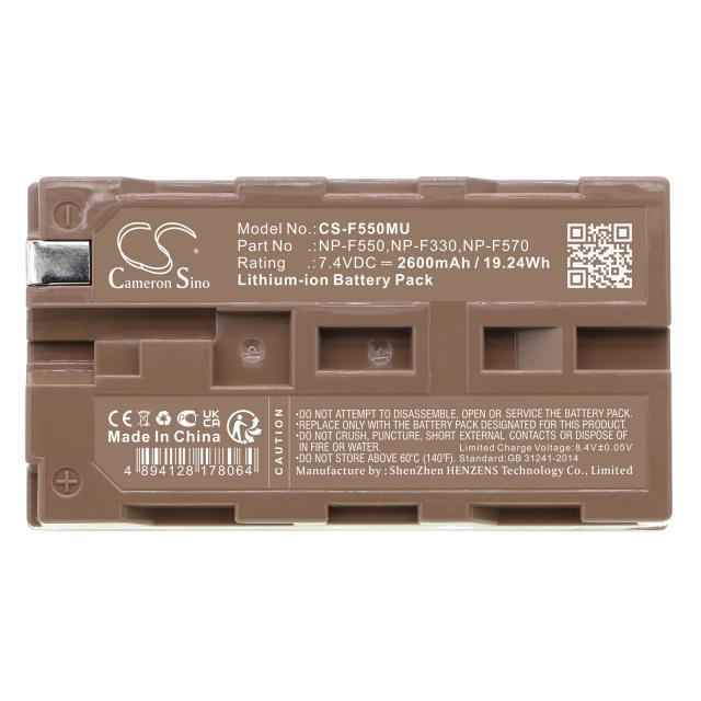 Батерия за камера NPF550MU LiIon 7.2V 2600mAh  Cameron Sino 