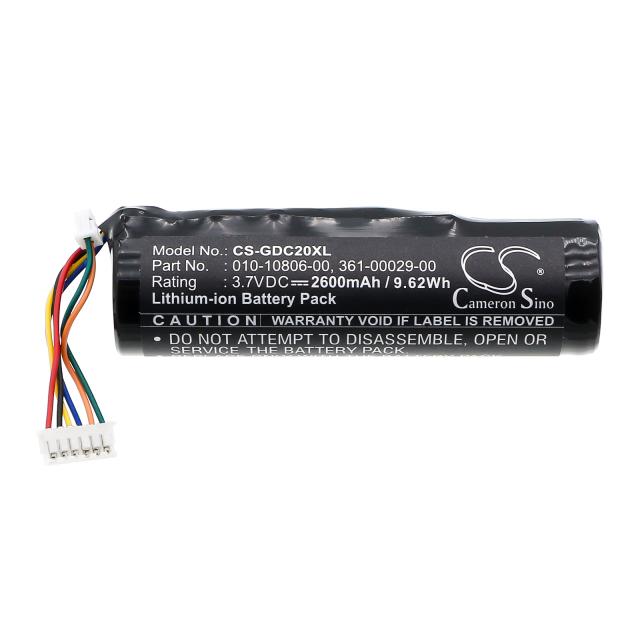 Battery for Dog Collar  GARMIN  CS-GDC20XL LiiON 3,7V 2600 mAh  Cameron Sino 
