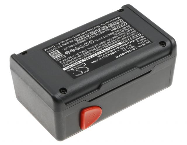 Батерия Cameron Sino,  за акумулаторен храсторез GARDENA 648844, EasyCut 42, SmallCut 300, 8834-20 18V 1500mAh Cameron Sino 