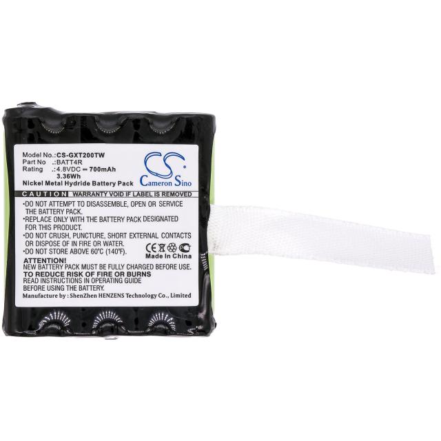 Camera Battery for Two-Way Radio  Motorola TLKR T40, Midland G223, G225 BATT4R BP40  4,8V 700mA Cameron Sino 