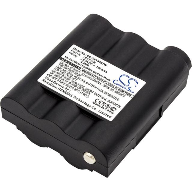 Camera Battery for Two-Way Radio  MIDLAND G7 MAG, GXT1000, AVP17/BATT5R  NIMH  6V 700mA Cameron Sino 