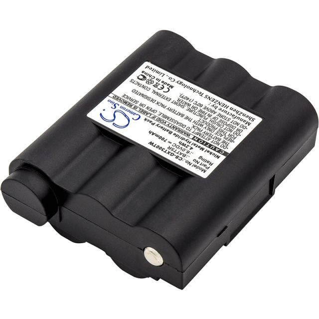 Camera Battery for Two-Way Radio  MIDLAND G7 MAG, GXT1000, AVP17/BATT5R  NIMH  6V 700mA Cameron Sino 